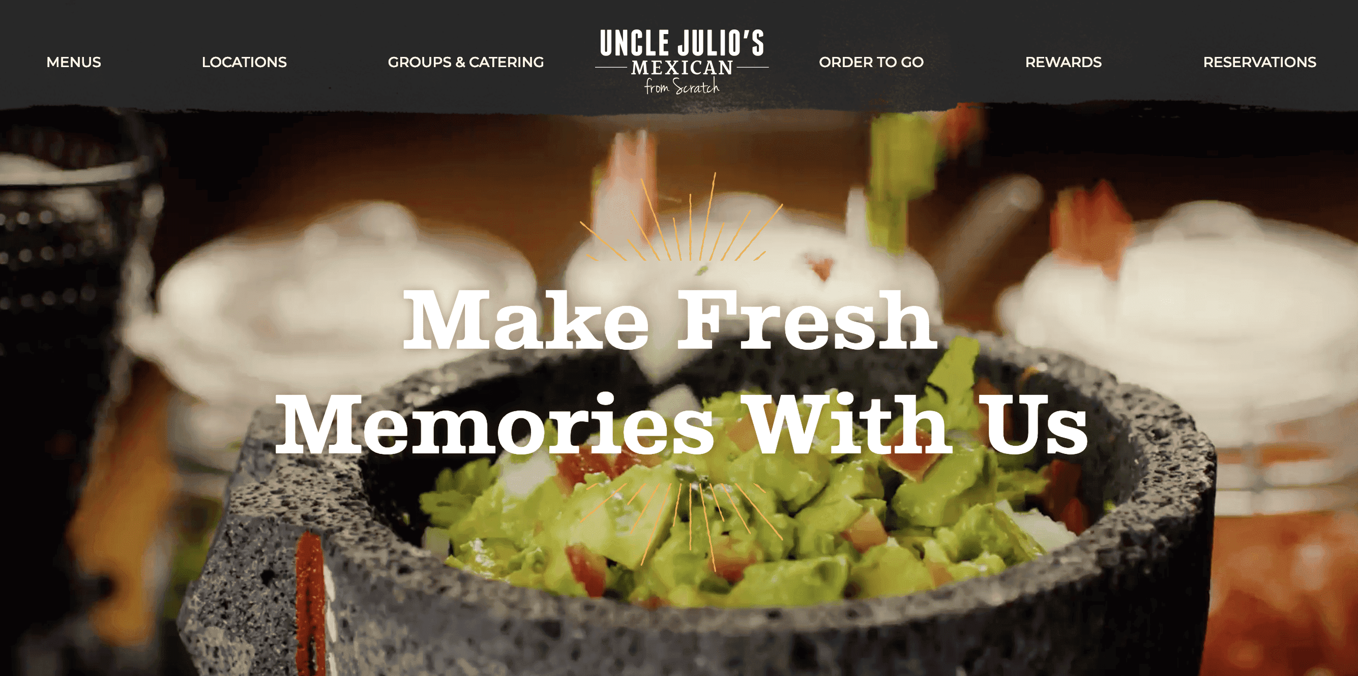 Uncle Julio's Website Relaunch by Response Marketing