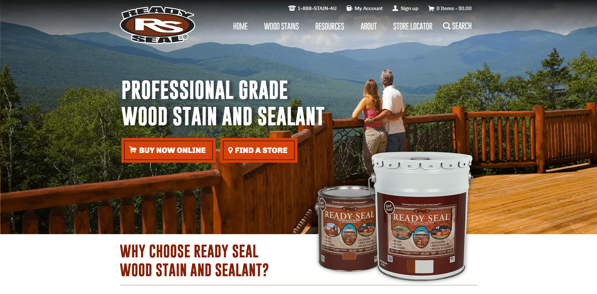 Ready Seal - Website Redesign by Thrive Internet Marketing Agency