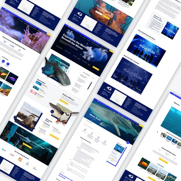 Georgia Aquarium Site Redesign by Narwhal Digital