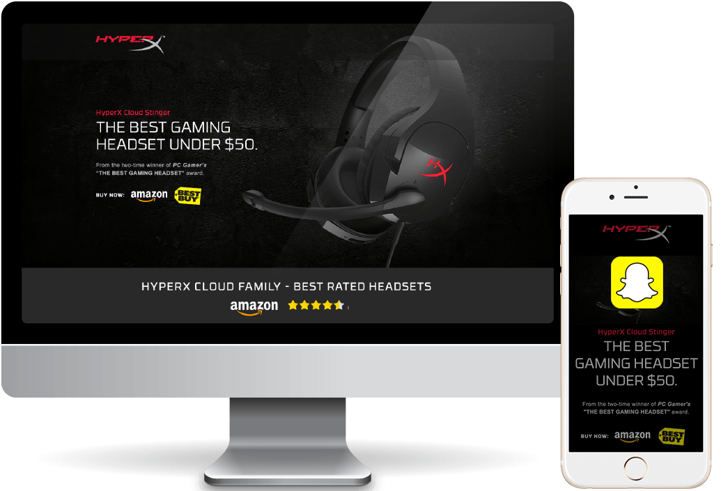 HyperX Landing Pages by Brandastic