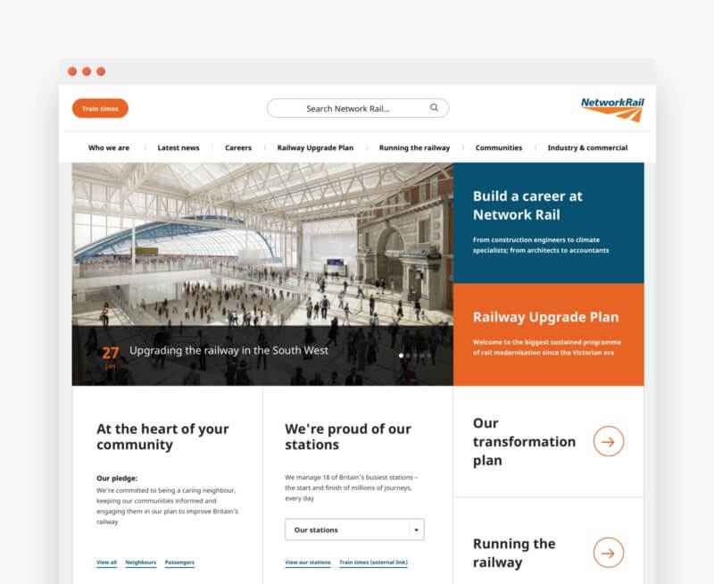 Network Rail by Wholegrain Digital